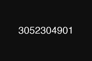 3052304901