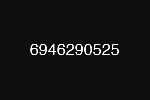 6946290525