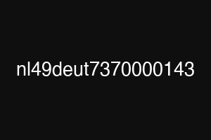 nl49deut7370000143