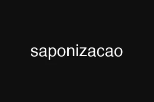 saponizacao