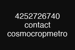 4252726740 contact cosmocropmetro